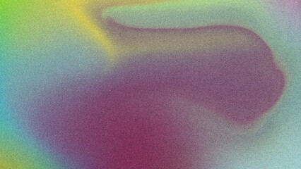 Colorful Gradient Background with Grainy Noise Texture. Modern and Futuristic Design with Smooth Fluid Shapes, Ideal for Posters with a Unique Visual Appeal.