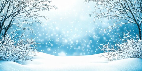 Snow falling on spruce tree forest during daytime