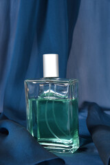 perfume bottle with liquid transparent glass scented aroma Fragrance Scent Flavor