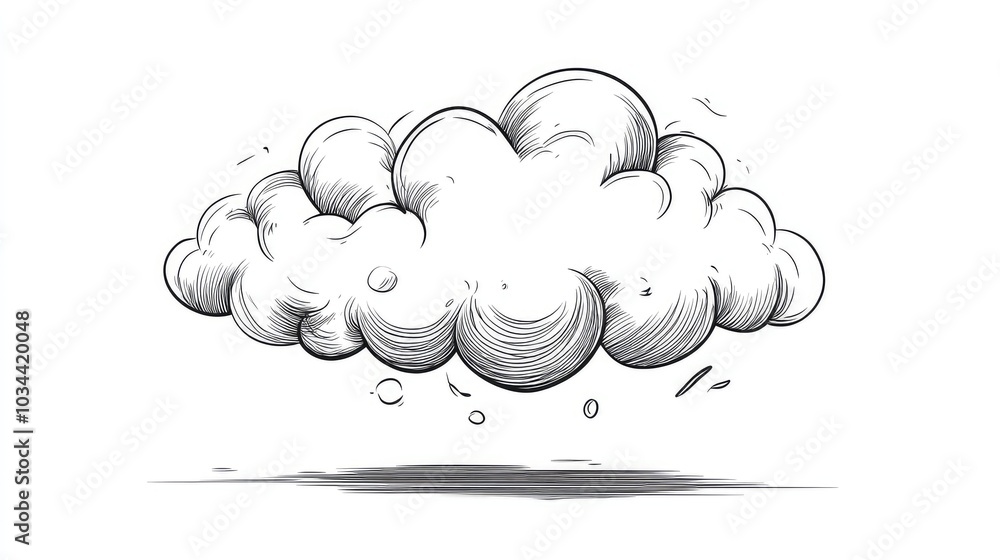 Aufkleber continuous one-line drawing of an empty speech bubble on white background
