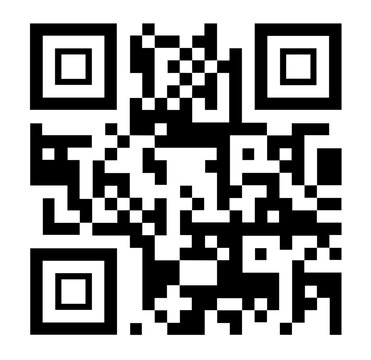 QR code scan vector. Abstract barcode icon for mobile, isolated on white background. Encoded pattern for digital payment, quick sharing, access. Simple black square, online tech