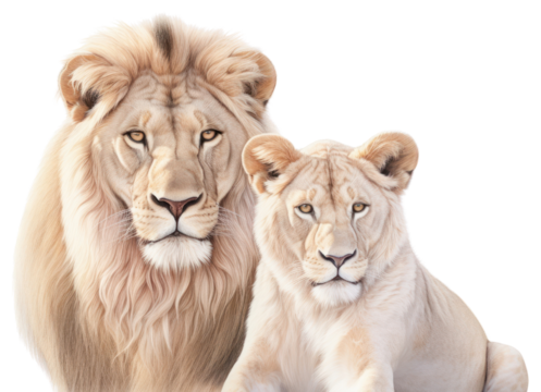 PNG Wildlife mammal animal lion.