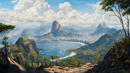 The climbs of Rio de Janeiro. 