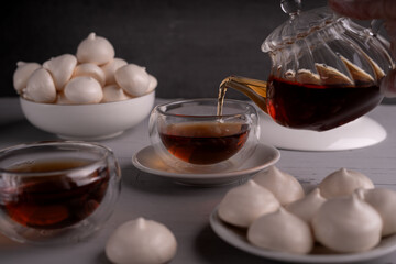 birthday, photography, sweet food, elegant, dessert, meringue, relaxation, treat, food, sweet, plate, tea, horizontal, lifestyle, delicious, pastry, snack, fresh, sugar