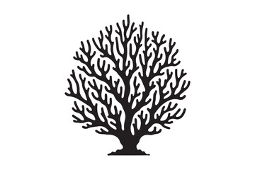 Coral Silhouette minimalist 5.eps