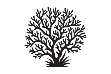 Coral Silhouette minimalist 18.eps