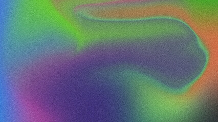 Eye-Catching Poster with Colorful Gradient and Grainy Texture, Artistic Poster with Smooth Grainy Texture