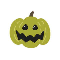 Collection of Halloween pumpkins icon. Vector illustration