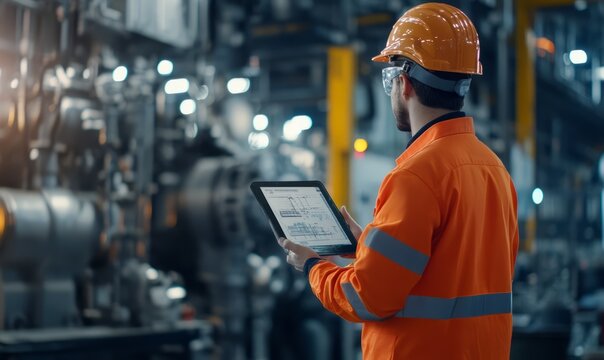 engineer team full skill quality for maintenance and training in industry factory worker, warehouse Workshop for factory operators, mechanical engineering team production