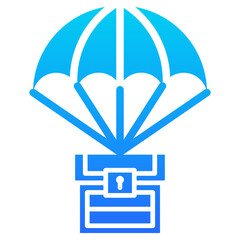 Parachuting Icon