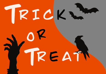 Trick or Treat Design for Halloween Parties