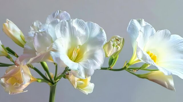 Delicate freesia flowers with a sweet scent, Video