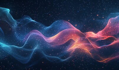 Obraz premium Digital background for tech, AI, data, audio, graphics, and more