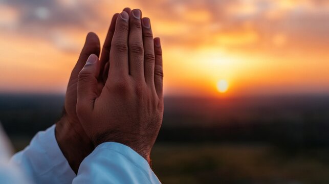 Muslim call to prayer adhan echoing from a mosque, symbolizing the rhythm of daily life in the Islamic faith
