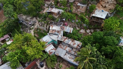Florida's aftermath from Hurricane Milton showing destroyed buildings and debris