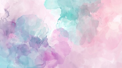 Fototapeta premium A gentle pastel background with a mix of light green, soft purple, and pale peach hues