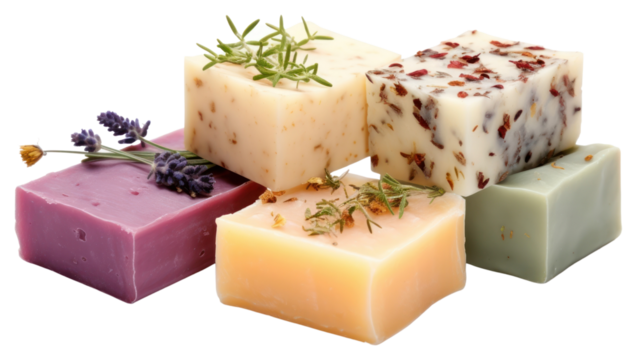 PNG Dessert food herb soap.