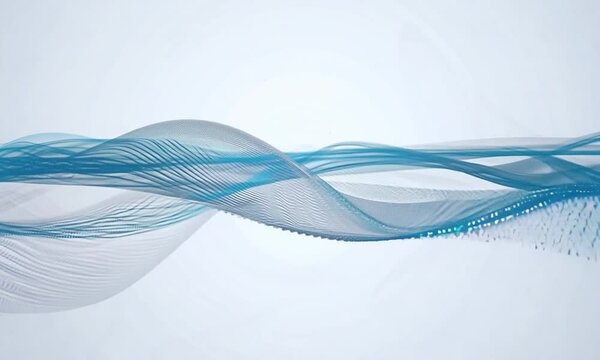abstract blue wave background