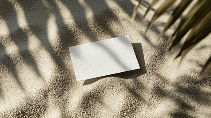 Business Card Mockup, high-end and customizable with realistic high-resolution rendering, ideal for branding, graphic design, and professional presentations, AI Generative