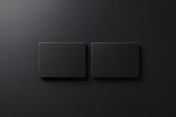 Business Card Mockup, high-end and customizable with realistic high-resolution rendering, ideal for branding, graphic design, and professional presentations, AI Generative