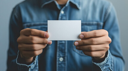 Business Card Mockup, high-end and customizable with realistic high-resolution rendering, ideal for branding, graphic design, and professional presentations, AI Generative