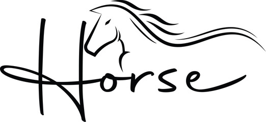 Vector Horse logo