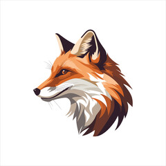 Obraz premium red fox cartoon