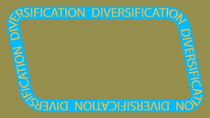 Border frame with patterns.Abstract backdrop 4k.Frame for video.