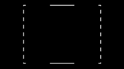 Obraz premium Border frame with patterns.Abstract backdrop 4k.Frame for video.