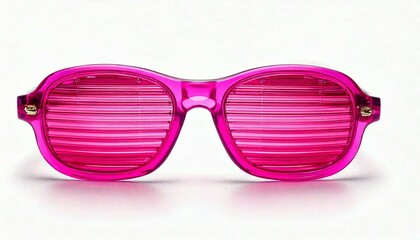 pink sunglasses isolated on white