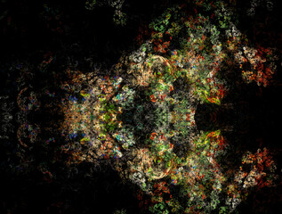 Imaginatory fractal abstract background Image