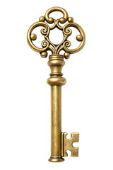Intricately designed vintage ornamental key