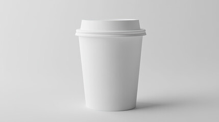 Coffee Cup Mockup, high-end and customizable with realistic high-resolution rendering, ideal for branding, packaging design, and professional presentations, AI Generative