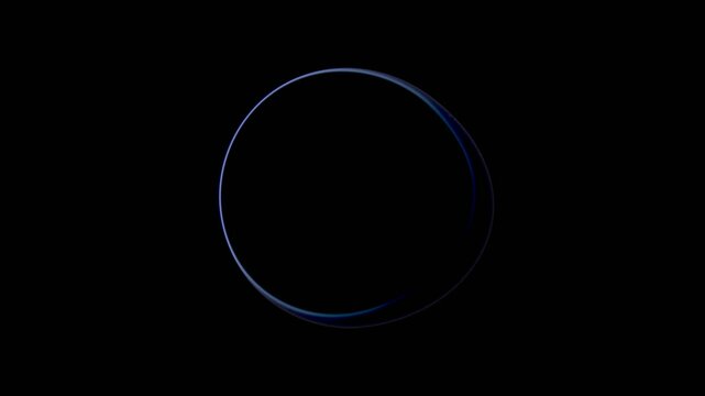 Puffed: Torus Doughnut Talking Pattern Space Geometric Landscape Modern Technology Design Background 4K stock animation video