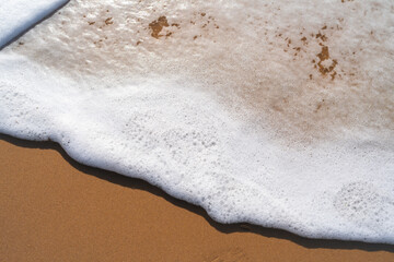 Sea Foam at Bournemouth Beach