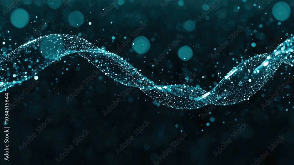 Poster a mesmerizing time crystal displaying oscillating waves of energy, swirling in an elegant dance thro