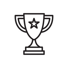 Award icon Simple thin outline