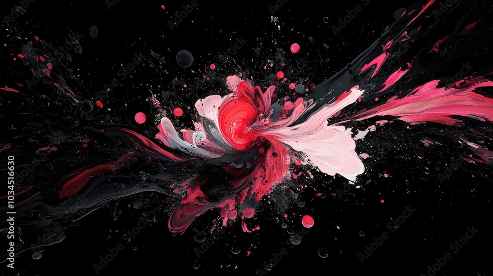 Aufkleber an artistic interpretation of the higgs boson amidst vibrant energy fields in a particle accelerator