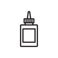 Glue icon Simple thin outline