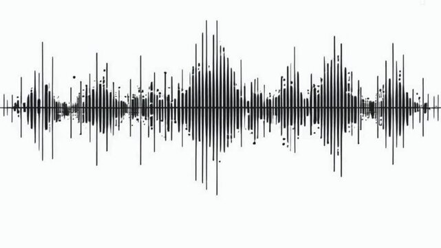 Music equilizer on white 
