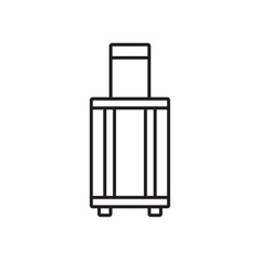 Luggage icon Simple thin outline