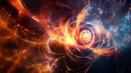 Fototapeta premium Abstract science background. 