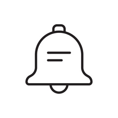 Notification icon Simple thin outline