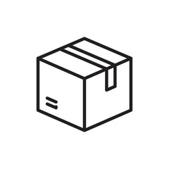 Package icon Simple thin outline