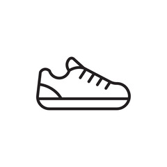 Sneaker icon Simple thin outline