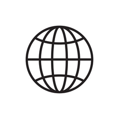 Website icon Simple thin outline