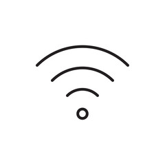 Wifi icon Simple thin outline