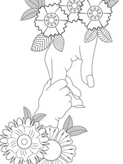 Flowers Coloring Pages For Adules