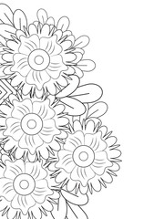 Flowers Coloring Pages For Adules