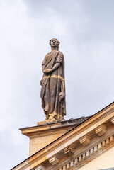 Obraz premium Architectural Elements of Historical buildings in the center of Berlin, Germany.